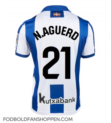 Real Sociedad Nayef Aguerd #21 Hjemmebanetrøje 2024-25 Kortærmet